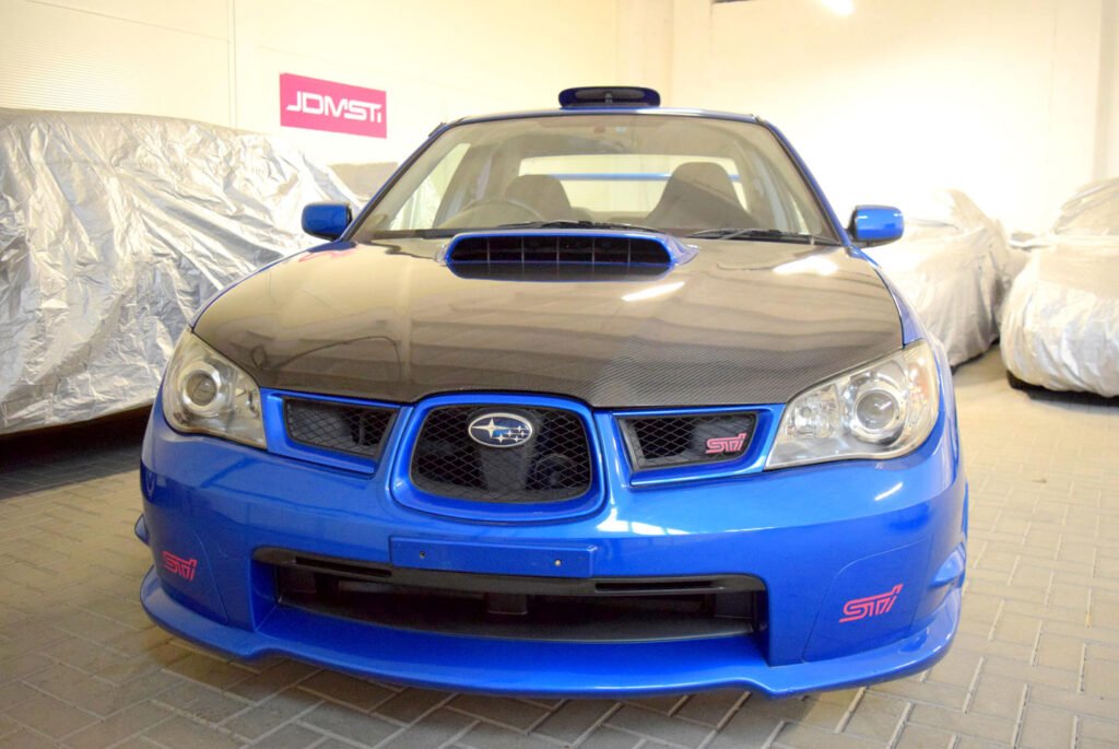 maska carbonowa subaru impreza