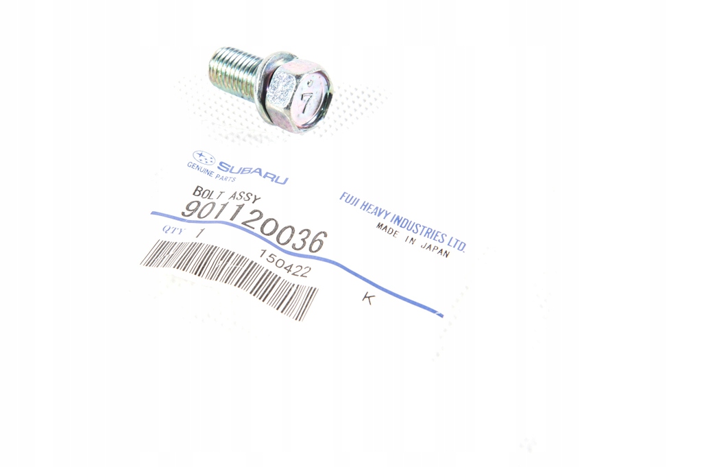 Śruba zacisku hamulcowego tył Subaru oprócz Brembo OEM 901120036