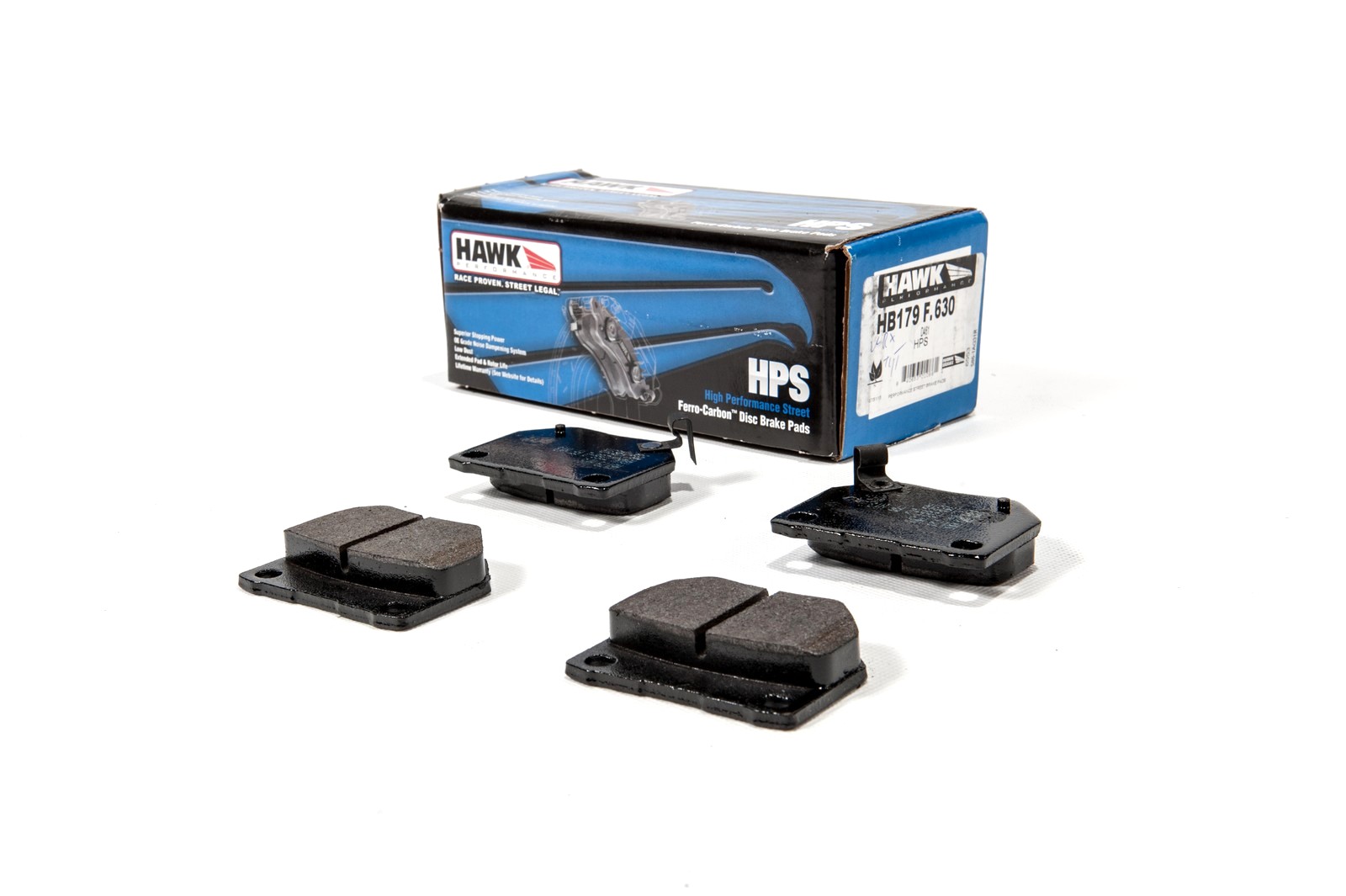 Klocki hamulcowe tylne Hawk HPS Subaru Impreza WRX 01-07 - obrazek 2