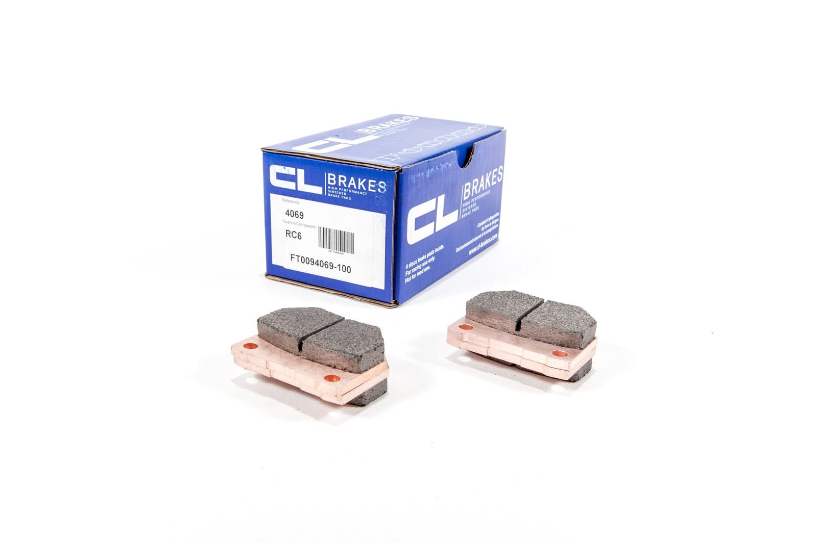 Klocki hamulcowe tylne Carbone Lorraine RC6 Impreza WRX zacisk 2 tłoczkowy - obrazek 2