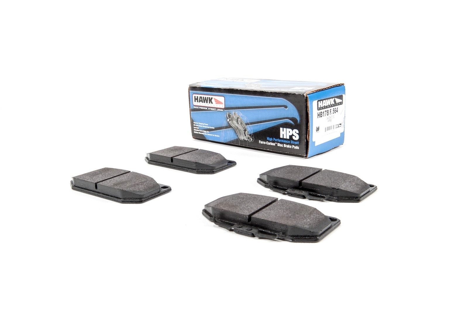 Klocki hamulcowe przednie Hawk HPS Impreza GT99/00 Impreza WRX01-07 - obrazek 2