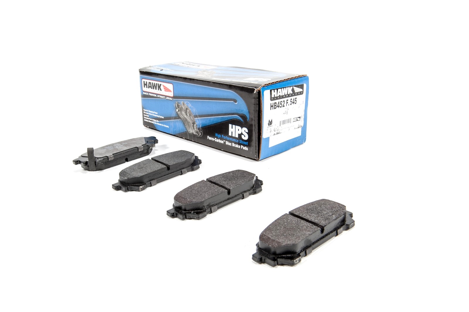 Klocki hamulcowe tylne Hawk HPS Impreza 03-07 modele wolnossące Forester 03-08 - obrazek 2