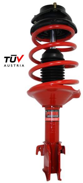 Kolumna zawieszenia lewy przód Pedders EziFit SportsRyder Impreza WRX 01-07 z regulacją mocowania górnego - TÜV AUSTRIA