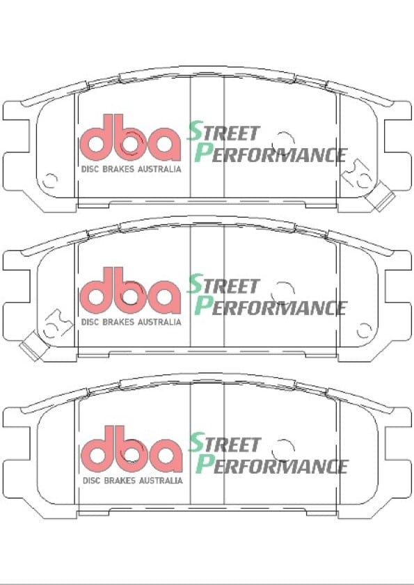Klocki hamulcowe tylne DBA Street Performance Impreza 93-00 wolnossące Legacy 89-99 OEM 26296AA060 - obrazek 2