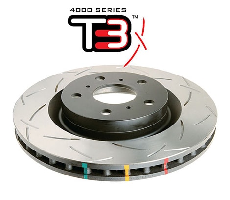Tarcza hamulcowa DBA tylna nacinana T3 Subaru Legacy 99-10 Outback 99-04