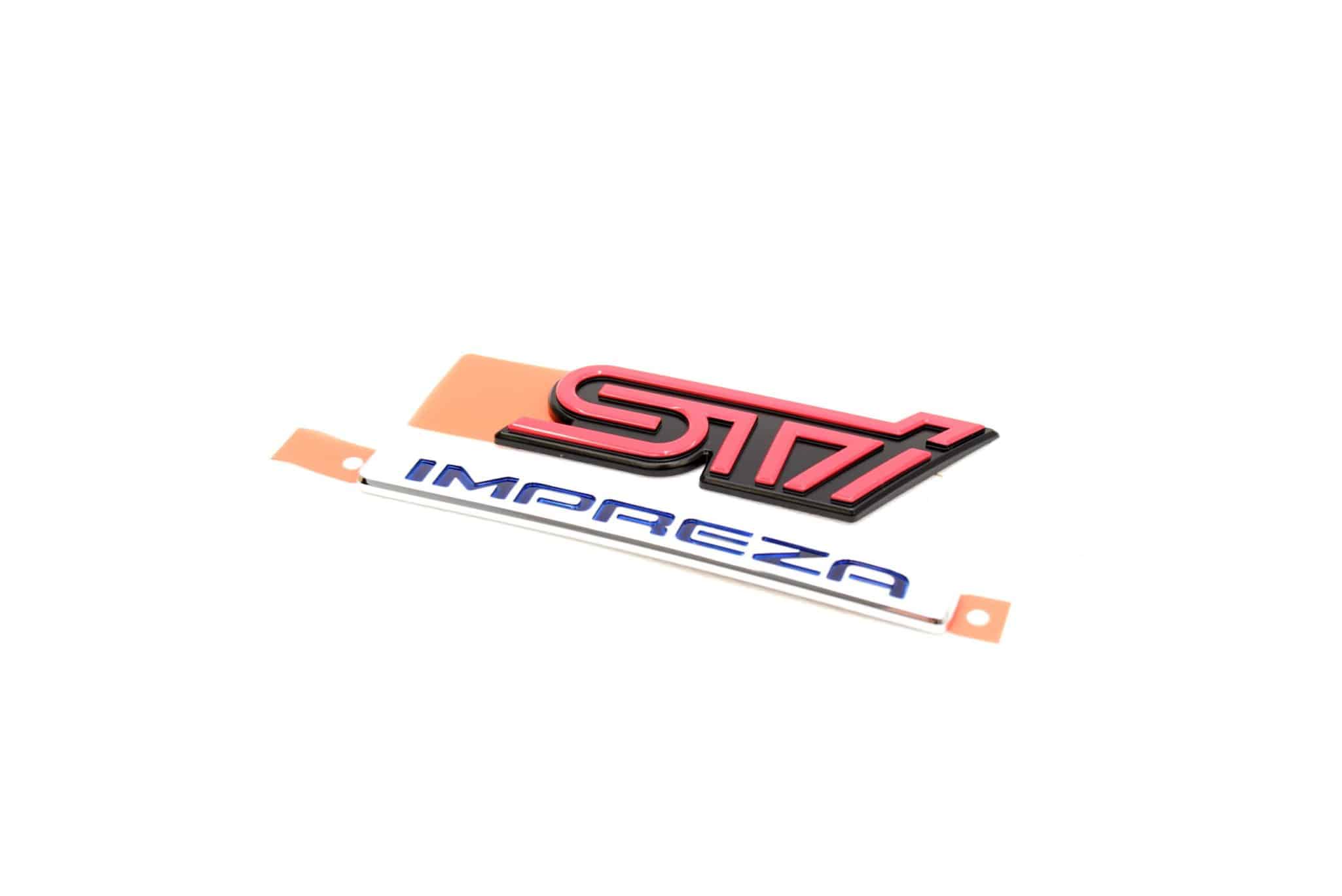 Emblemat klapy tylnej Subaru Impreza STI 05-07