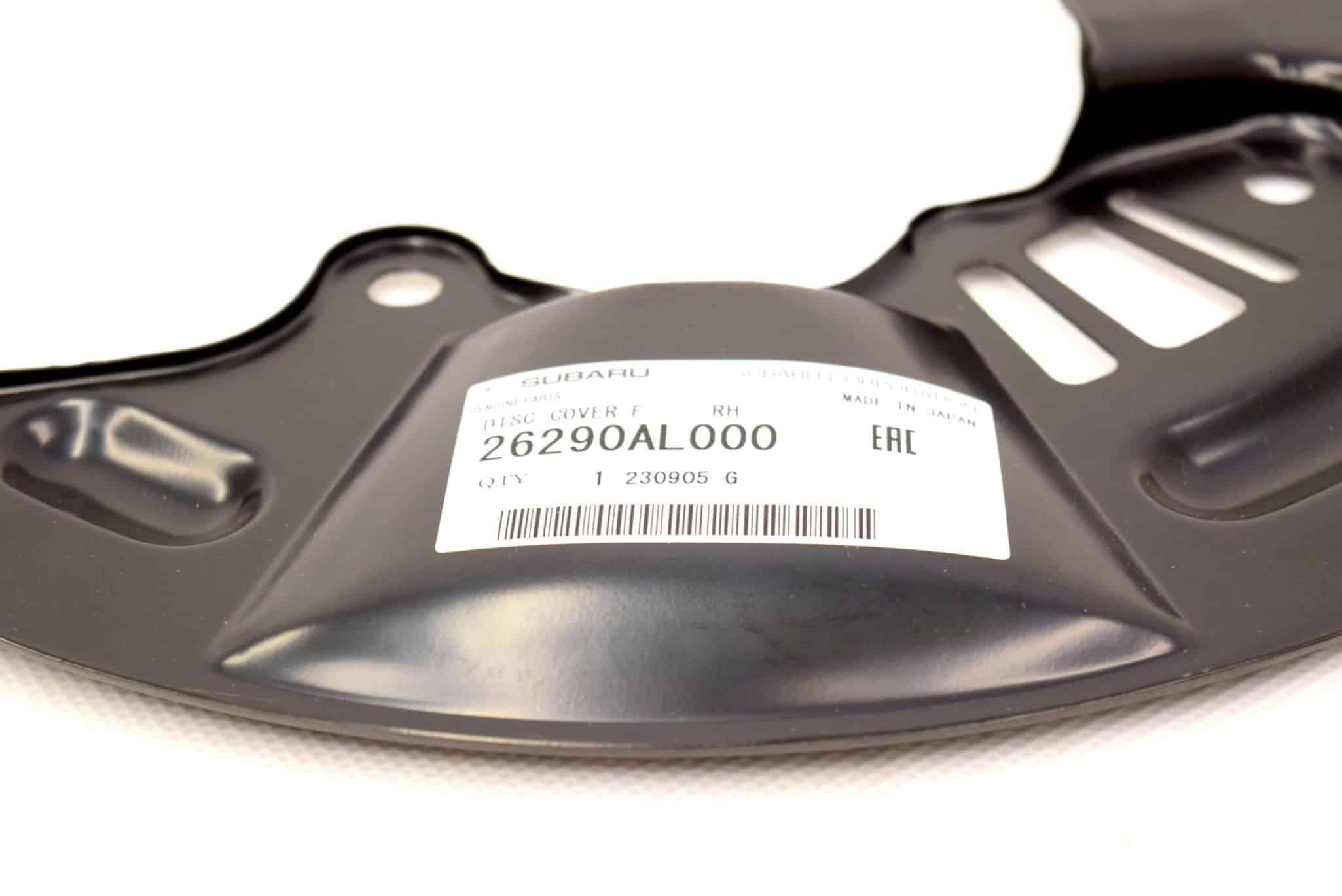 Osłona tarczy hamulcowej przód prawa Subaru Legacy Outback 15-19 - obrazek 2