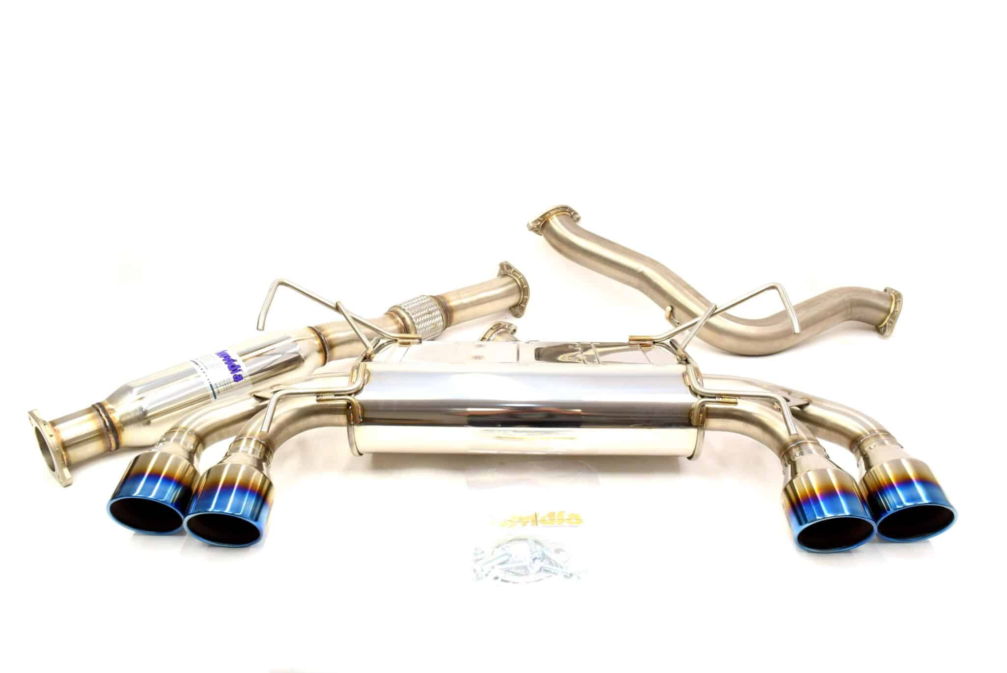 Układ wydechowy catback Invidia Subaru Impreza STI 08-14 GRB hatchback koncówki Titanium
