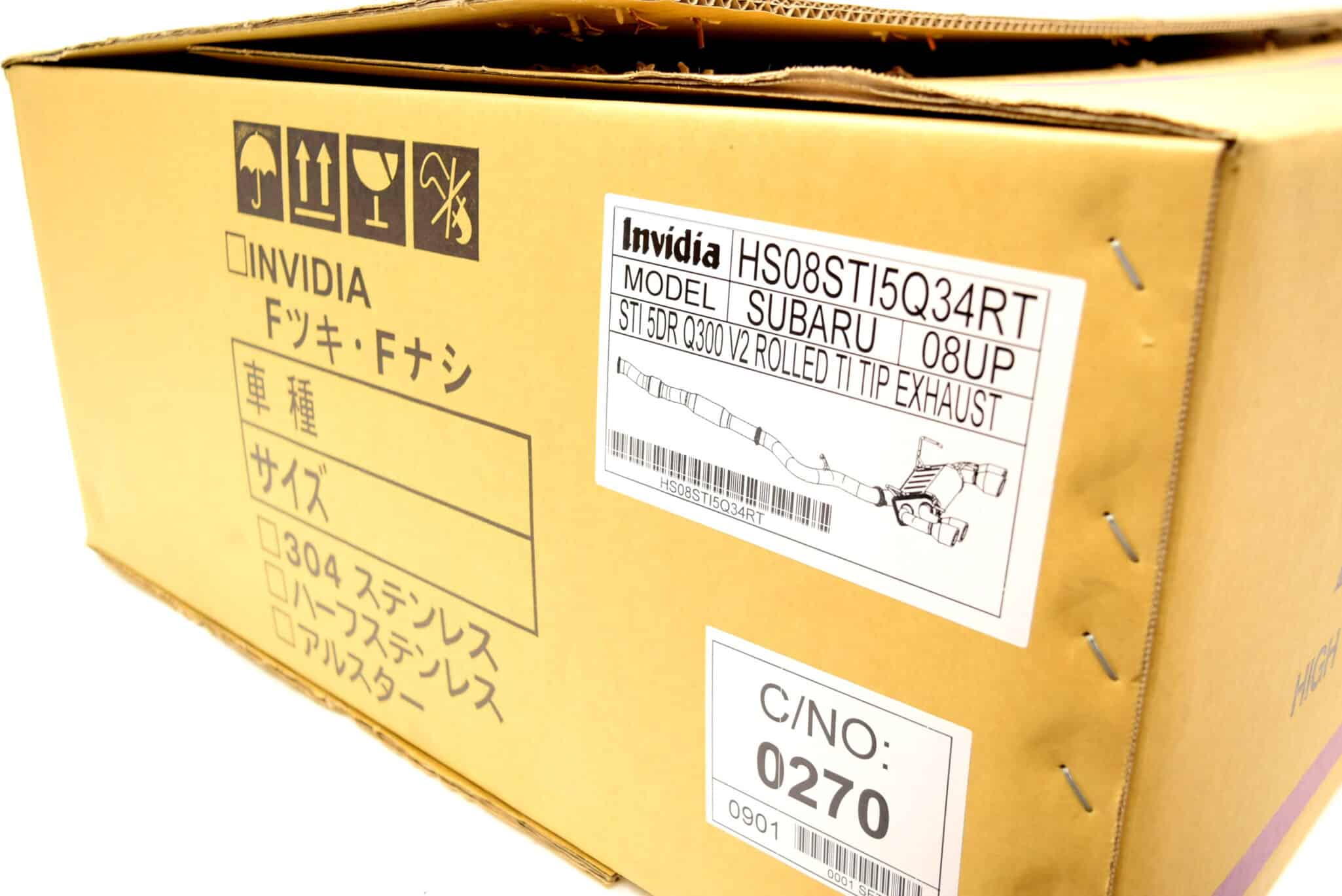 Układ wydechowy catback Invidia Subaru Impreza STI 08-14 GRB hatchback koncówki Titanium - obrazek 20