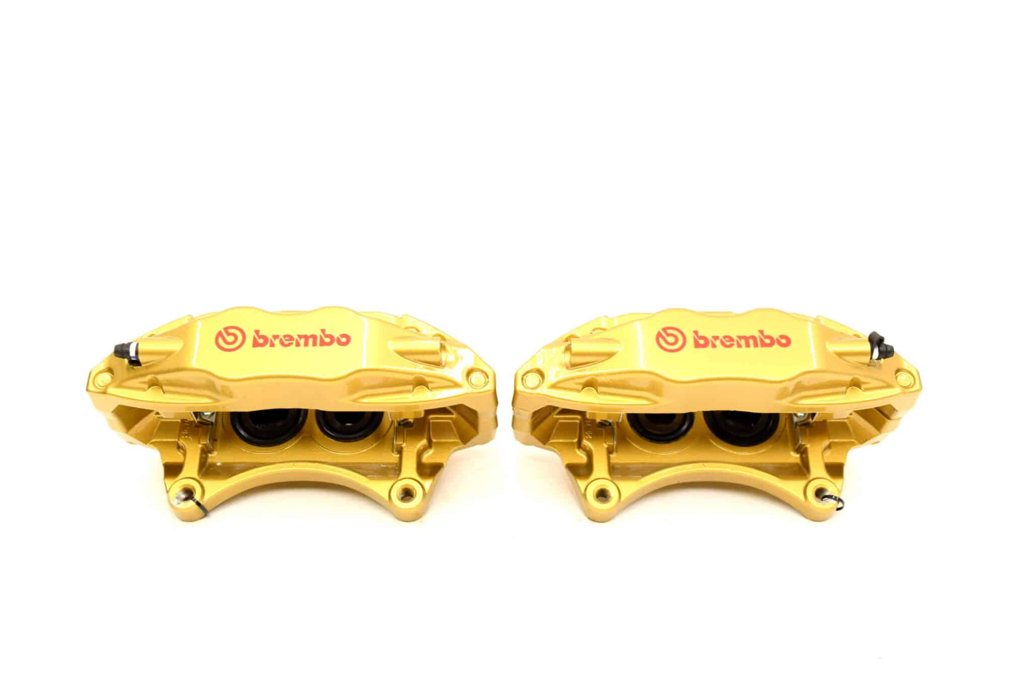 Zestaw zacisków przednich DBA STI złote pod tarcze 326x30mm Impreza Forester Legacy - obrazek 3