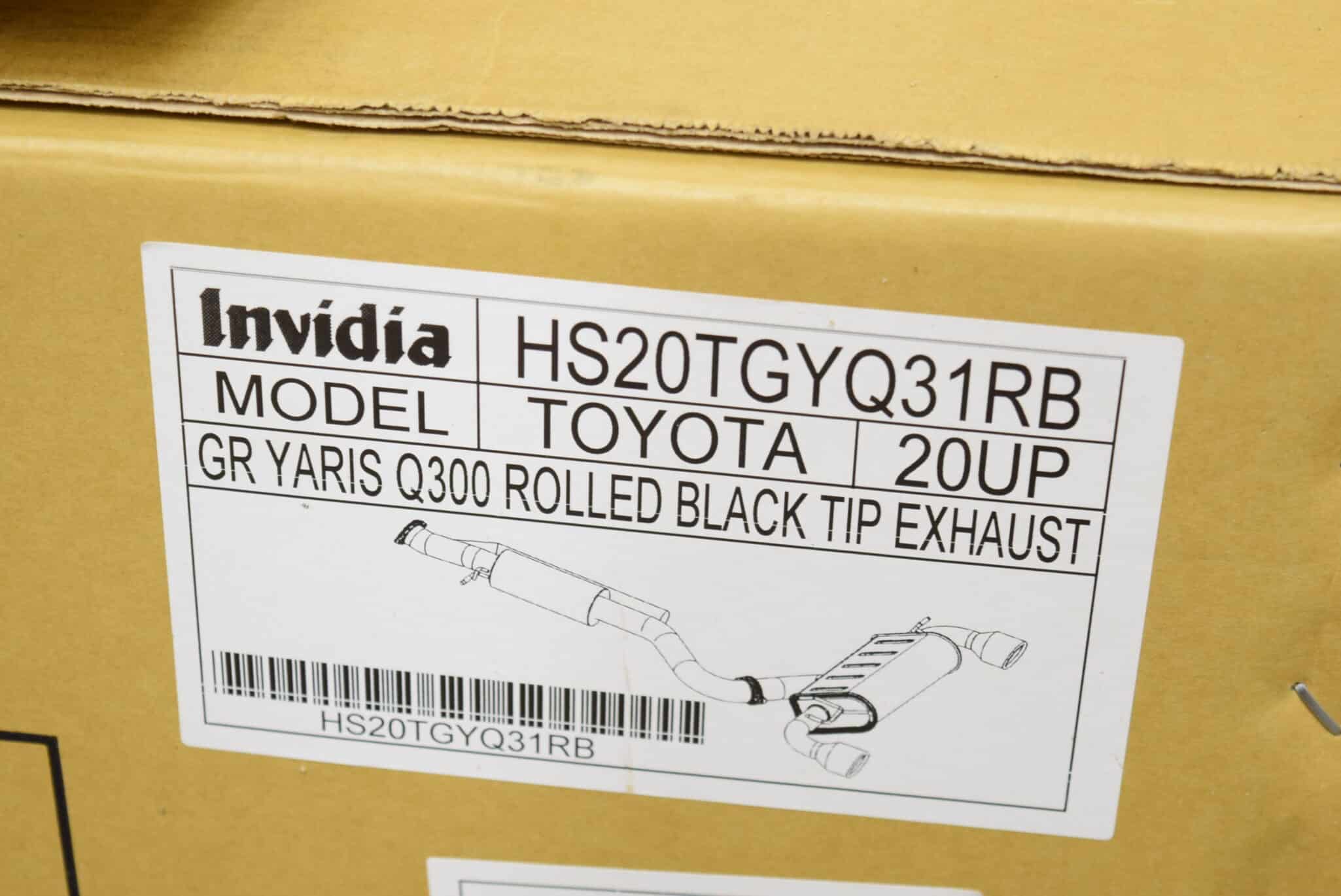 Układ wydechowy tłumik Catback Invidia Q300 Toyota Yaris GR czarne końcówki - obrazek 17